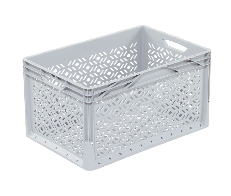 Přepravka Lightline 3265.343400 šedá, OÚ, perforovaná